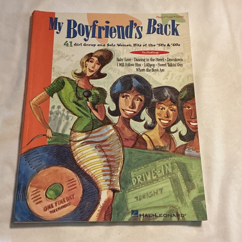 My Boyfriend's Back Rare Vintage Songbook - Colorful Illustrated Cover
